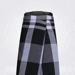 Balck Grey Cotton Lungi